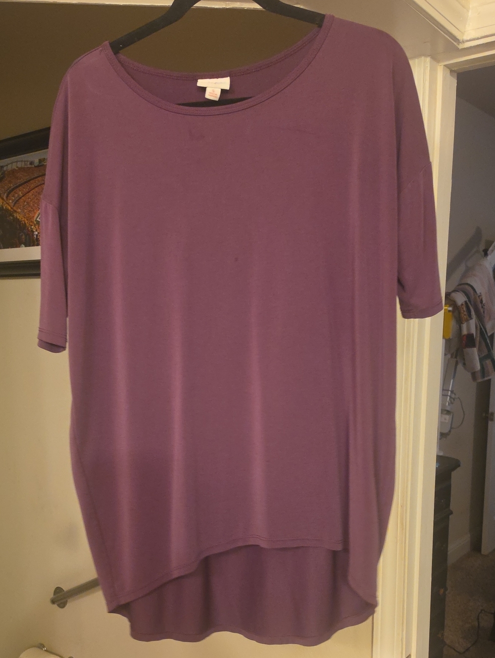 LuLaRoe Purple Short Sleeve Relaxed Tee